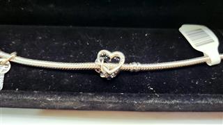 Pandora Silver Charm Bracelet 925 Silver 26.73g